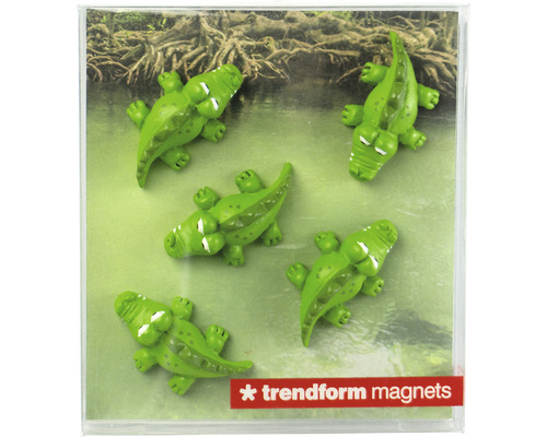 Aimants Trendform avec motifs de crocodiles