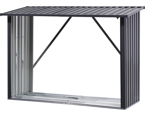 Étagère à bois de chauffage en métal