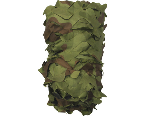 Couverture de filet de camouflage enroulée avec motif camouflage