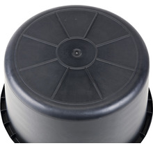 Bac à mortier PE rond, noir ∅ 650 mm 90 l-thumb-1