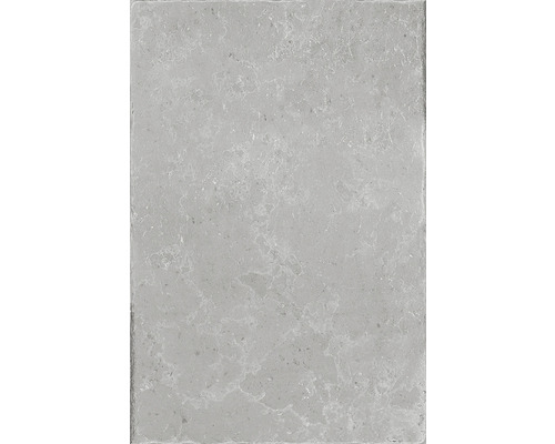 Feinsteinzeug Terrassenplatte Antiquus Gris nicht rektifizierte Kante 61,4 x 40,8 x 2 cm Graue Keramikfliese mit Steinmuster für den Innenbereich