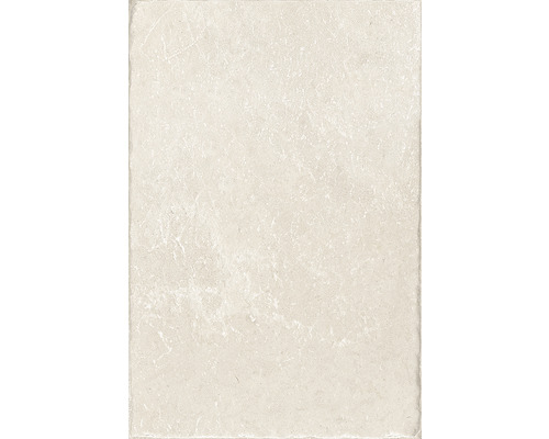 Feinsteinzeug Terrassenplatte Antiquus Vanilla nicht rektifizierte 61,4 x 40,8 x 2 cm Keramikfliese mit Marmoroptik