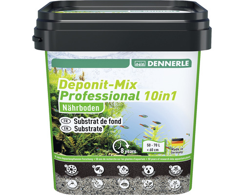 Dennerle Deponit-Mix Professional 10in1 substrat nutritif pour aquariums