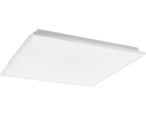 Plafonnier LED Eglo Crosslink 1 x 5,3 W 3960 lm 2765 K IP 20 blanc Plafonnier LED carré