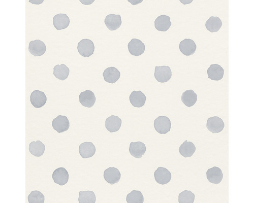 Vliestapete 252033 Bambino XIX Punkte blau Punktmuster Tapete