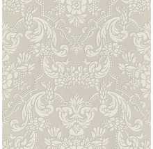 Tapete mit floralem Damastmuster
