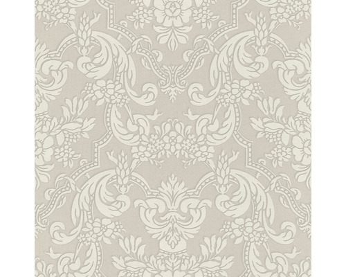 Tapete mit floralem Damastmuster