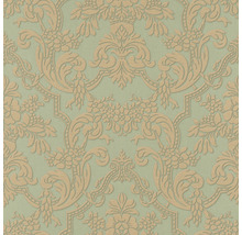 Papier peint à motif floral damassé