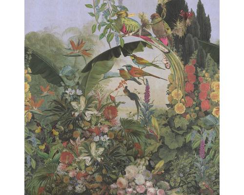 Papier peint panoramique intissé 561319 Barbara Home Collection 3 Botanic vert 6 pces 300 x 300 cm