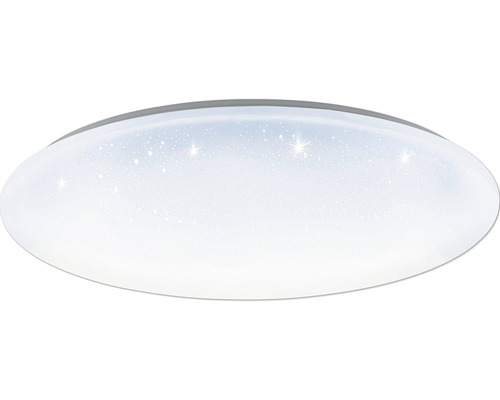 Plafonnier LED Smart Light zigbee Bluetooth 11,2 W 4960 lm CCT tons de blanc réglables hxØ 70x530 mm blanc avec effet cristal - compatible avec SMART HOME by hornbach