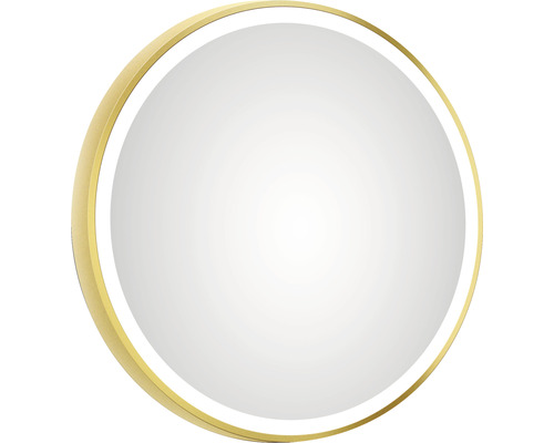 Bronze Circular  Badezimmerspiegel mit Licht kaufen bei HORNBACH