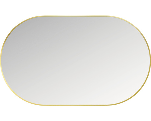 Ovaler Spiegel mit Rahmen