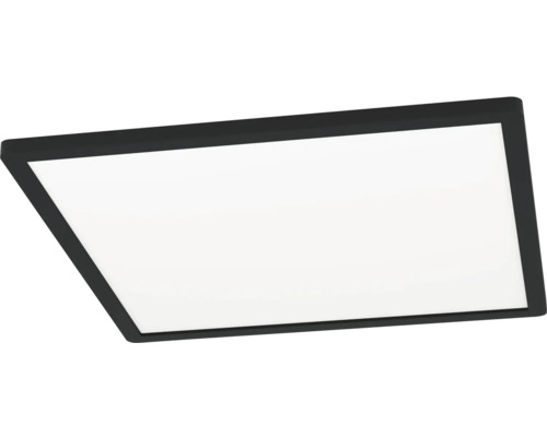 Plafonnier LED Eglo Crosslink 1 x 16,5 W 2200 lm 2765 K RVB IP 20 noir Plafonnier LED carré avec cadre fin