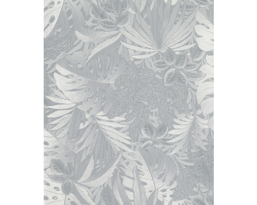 Papier peint intissé 33301 Botanica feuilles gris argent Papier peint à motif de feuilles