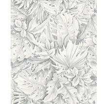 Papier peint à motif de feuilles