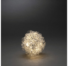 Dekorative Drahtkugel-Leuchte mit warmweissem Licht