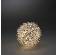 Dekorative Kugel aus Draht mit LED-Lichtern