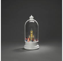 Boule à neige décorative avec des monuments londoniens sous un dôme transparent