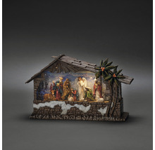 Crèche de Noël avec éclairage pour la décoration de Noël
