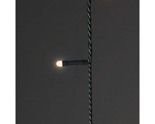 Lichterkette mit einer warm leuchtenden LED