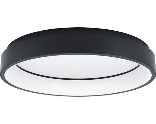 Plafonnier LED Smart Light 6,5 W 3400 lm CCT + RVB Ø 60 cm noir - Compatible avec SMART HOME by hornbach