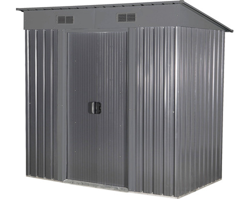 Abri de jardin métallique avec porte