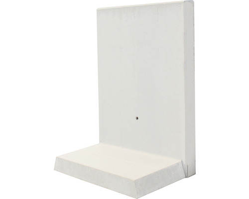 Pierre en L pierre d'angle béton apparent armé gris 100x12x130 cm profondeur = 70 cm Étaiement d'angle en béton pour soutenir les remblais et les pentes