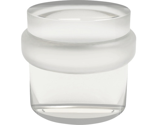 Tarrox Türstopper selbstklebend Kunststoff transparent Ø 38 x 30 mm 1 Stück Türstopper aus transparentem Kunststoff