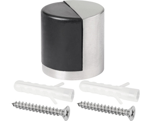 Türstopper aus Edelstahl mit Befestigungsmaterial