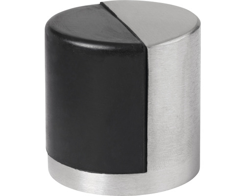 Tarrox Türstopper zum Schrauben silber/schwarz Ø 40 x 40 mm 1 Stück