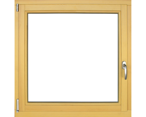 Fenêtre en bois 1 vantail ARON Renova pin laqué S10 osier 750x750 mm tirant gauche
