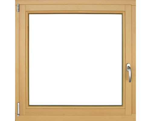 Fenêtre en bois 1 vantail ARON Renova pin laqué S20 pin 1200x1200 mm tirant gauche