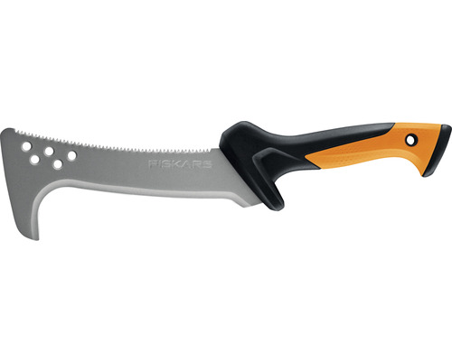 Machette FISKARS Solid Fiskars serpe à manche courbe avec lame de scie et poignée