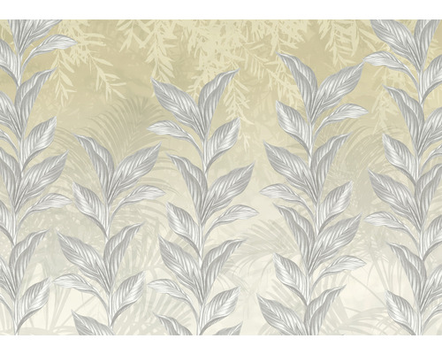 Papier peint panoramique intissé X7-1088 Spring Frost 7 pces 350 x 250 cm Papier peint à motif végétal