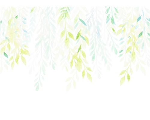 Papier peint panoramique intissé X7-1096 Summer Leaves 7 pces 350 x 250 cm