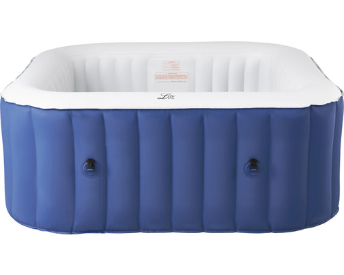 Aufblasbarer Whirlpool Square Navy Ø 158x68 cm marineblau