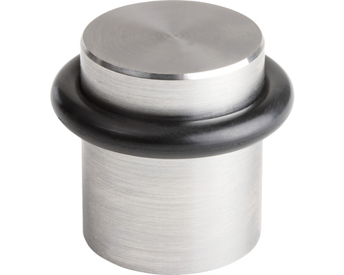 Butoir de porte en métal avec anneau en caoutchouc