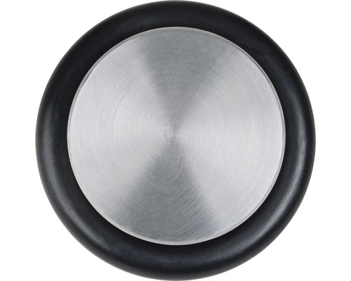 Butoir de porte en acier inoxydable avec anneau en caoutchouc