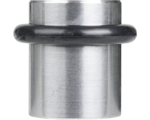 Butée de porte en métal avec anneau en caoutchouc