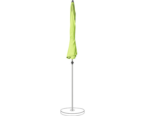 Parasol de jardin fermé avec support