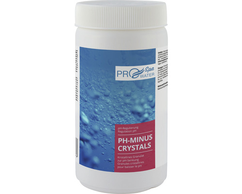 Réducteur de pH bassin intensiv 1,5 kg Granulés Pro Spa Water Cristaux pH-Moins pour la réduction du pH