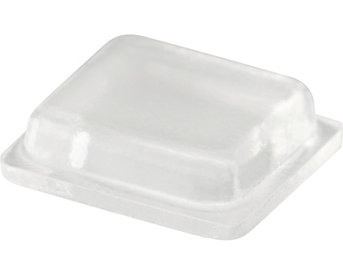 Tampon de butée Tarrox autocollant transparent 10x10x2,5mm 4 pièces