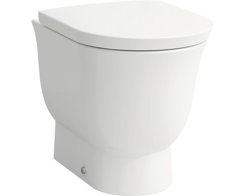 WC à poser LAUFEN The New Classic cuvette à fond creux sans bride de rinçage blanc sans abattant WC H8238510000001