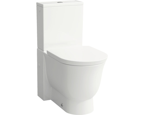 WC à poser LAUFEN The New Classic cuvette à fond creux sans bride de rinçage blanc sans abattant WC, sans réservoir H8248580000001
