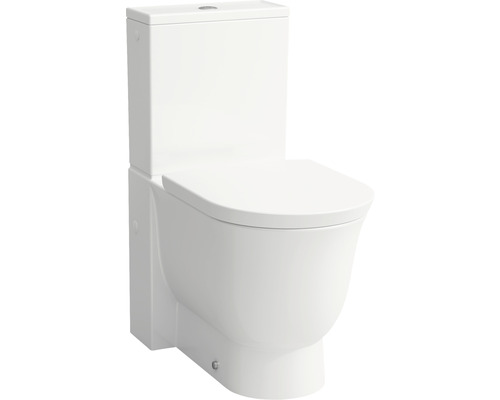 WC à poser LAUFEN The New Classic cuvette à fond creux sans bride de rinçage blanc mat sans abattant WC, sans réservoir H8248587570001
