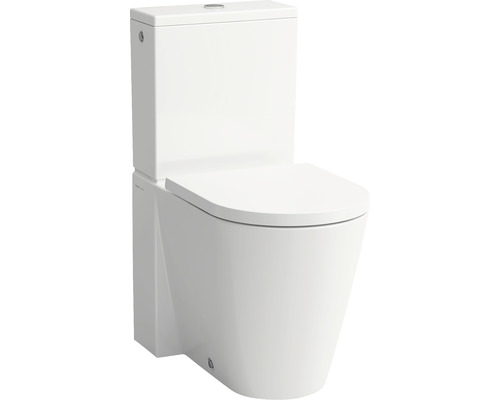 WC au sol LAUFEN Kartell cuvette à fond creux sans bride de rinçage blanc sans abattant WC sans réservoir H8243370000001