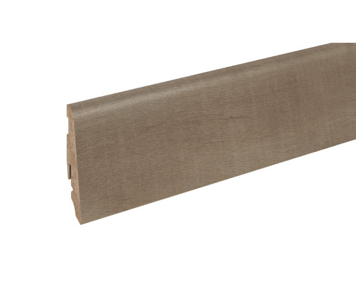 Plinthe SKANDOR noyer FOES015 FU60L 19 x 58 x 2400 mm Plinthe en bois