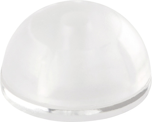 Tarrox Wandpuffer Ø 22 x 15 mm selbstklebend Kunststoff transparent 2 Stück Türpuffer aus Kunststoff, transparent