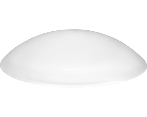 Tarrox Wandpuffer Ø 40 x 10 mm zum Schrauben Kunststoff transparent 6 Stück Leuchteglas Lampenglas