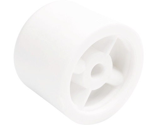 Galet de roulement blanc en plastique pour meubles